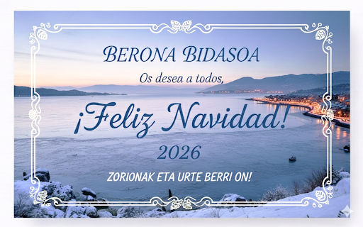 Feliz navidad y prospero año 2026