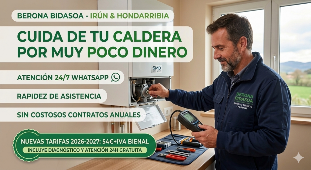 Servicio tecnico calderas en irun-hondarribia