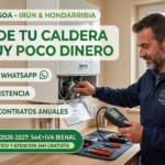 Servicio tecnico calderas en irun-hondarribia
