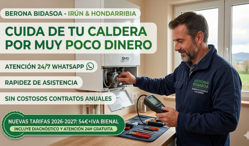 Servicio tecnico calderas en irun-hondarribia